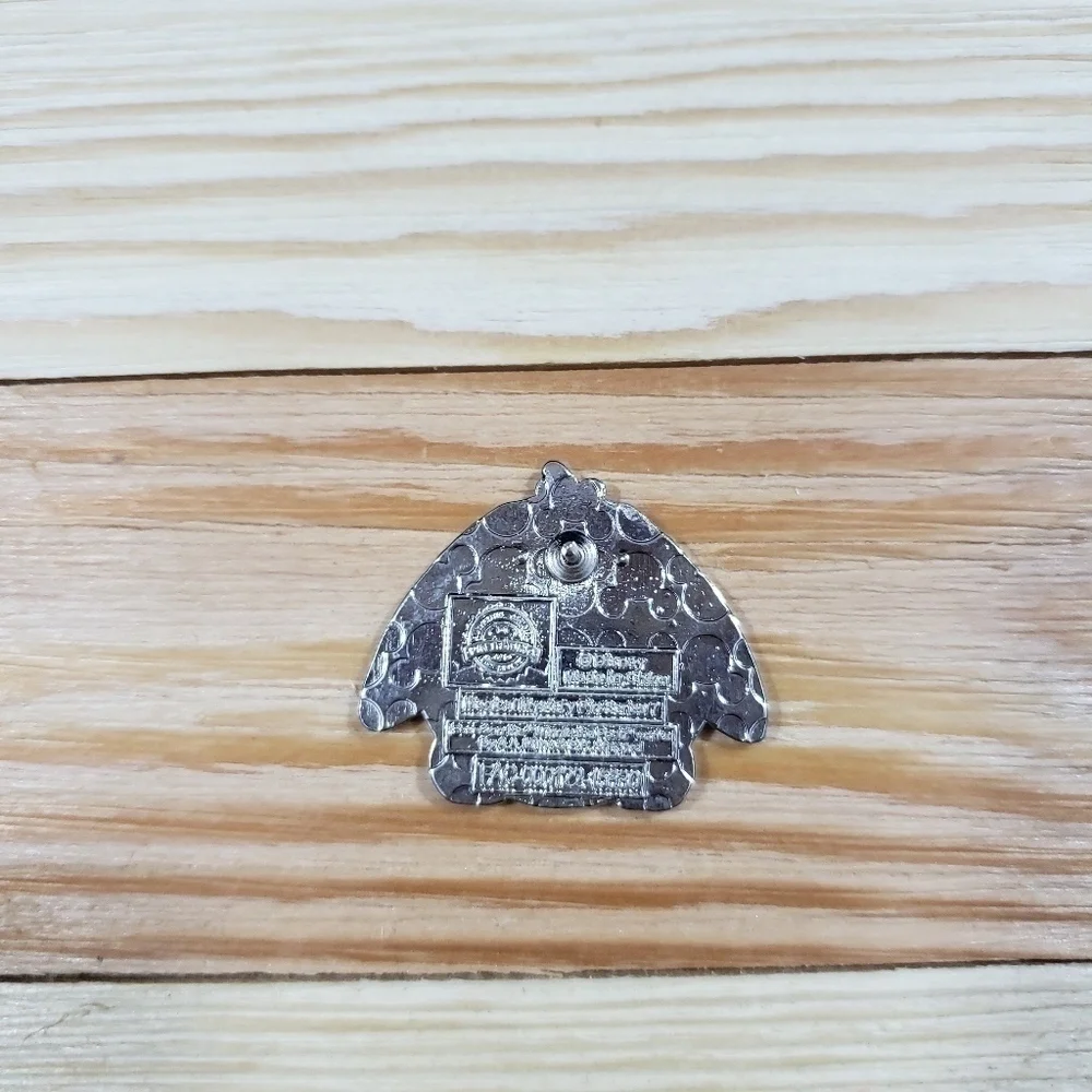 Disney Winnie the Pooh Eeyore Round Enamel Lapel Trading Pin Cute Chibi Style
